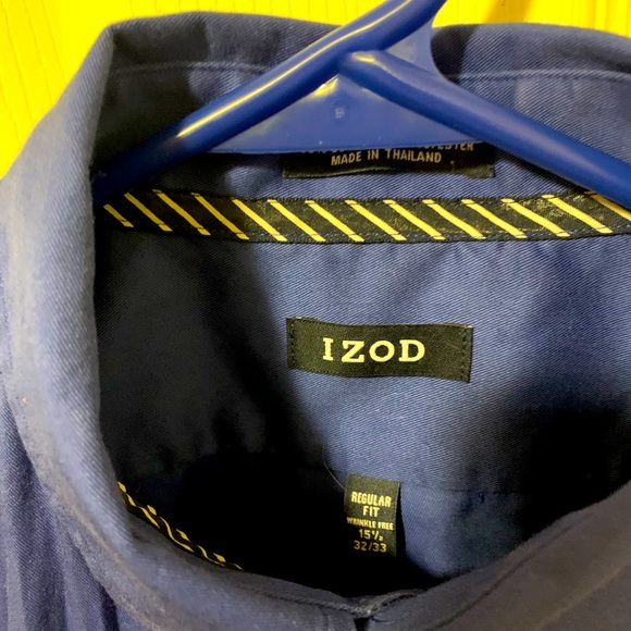 Men’s Izod button up dress shirt size 15.5, 32/33 - Picture 4 of 4